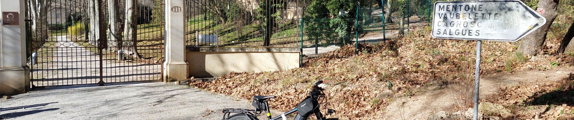 Trail Electric bike Draguignan - 20220201 Mentonne - Photo