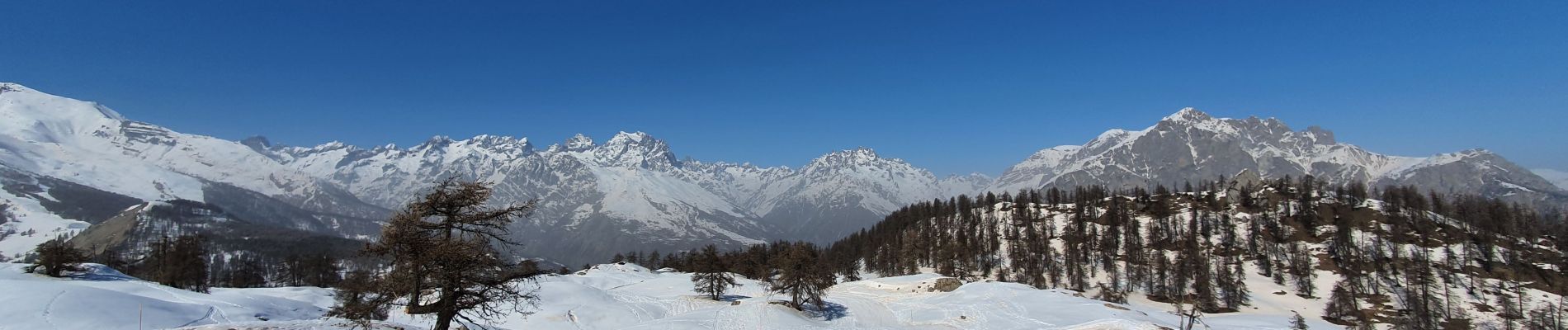 Trail Snowshoes Puy-Saint-Vincent - les têtes - Photo