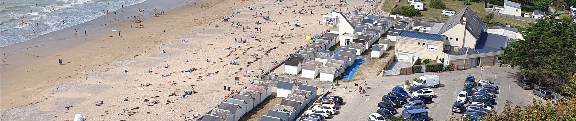 Tocht Stappen Carolles - Carolle-plage--Cabane Vauban - Photo