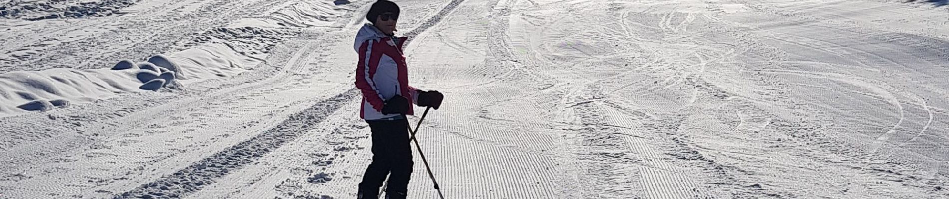 Tour Skiwanderen Le Dévoluy - La Platte du Pin depart Joue du Loup  450 + - Photo