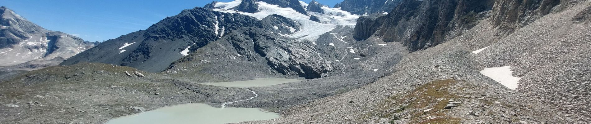 Randonnée Marche Pralognan-la-Vanoise - Col du soufre et bas du glacier de Gébroulaz - Photo