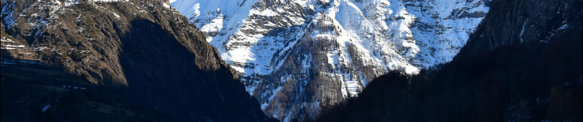 Randonnée Raquettes à neige Orcières - Orcières - Base de Loisirs - Rive gauche du Drac Noir - Photo