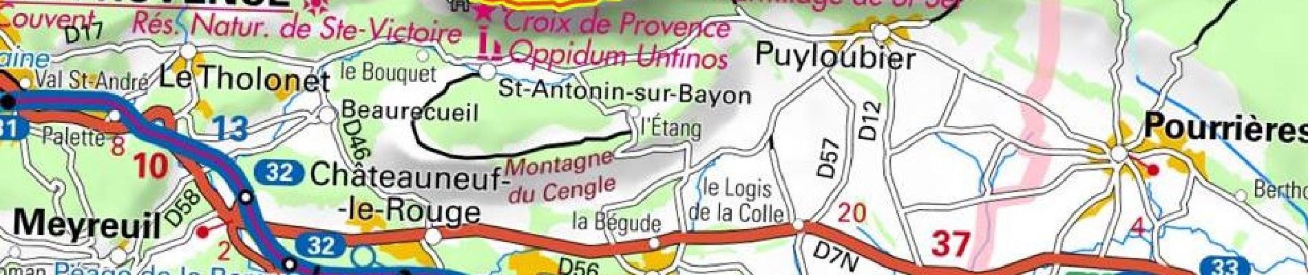 Randonnée Marche Saint-Marc-Jaumegarde - Traversée de la Ste Victoire de Bimont à Pourrrières  D+ 950m - Photo