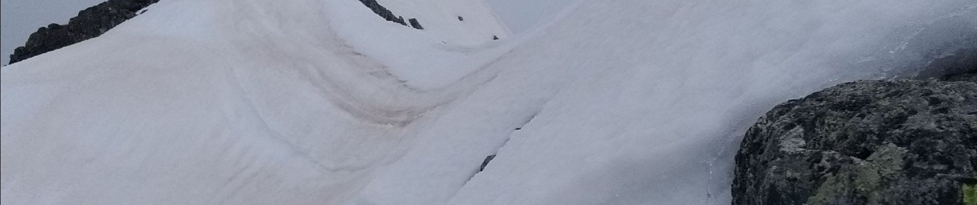 Percorso Sci alpinismo Laval-en-Belledonne - Dent du Pra et col de l'Aigleton - Photo