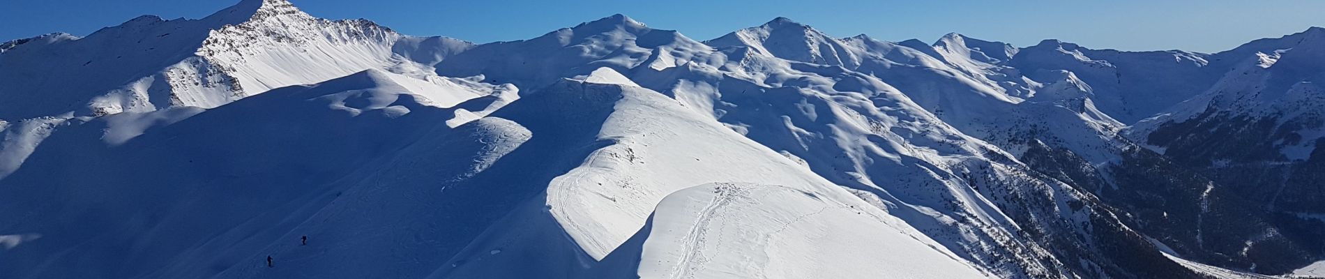 Tour Skiwanderen Crévoux - Arête de la Ratelle - Photo