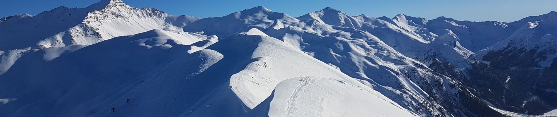 Tocht Ski randonnée Crévoux - Arête de la Ratelle - Photo