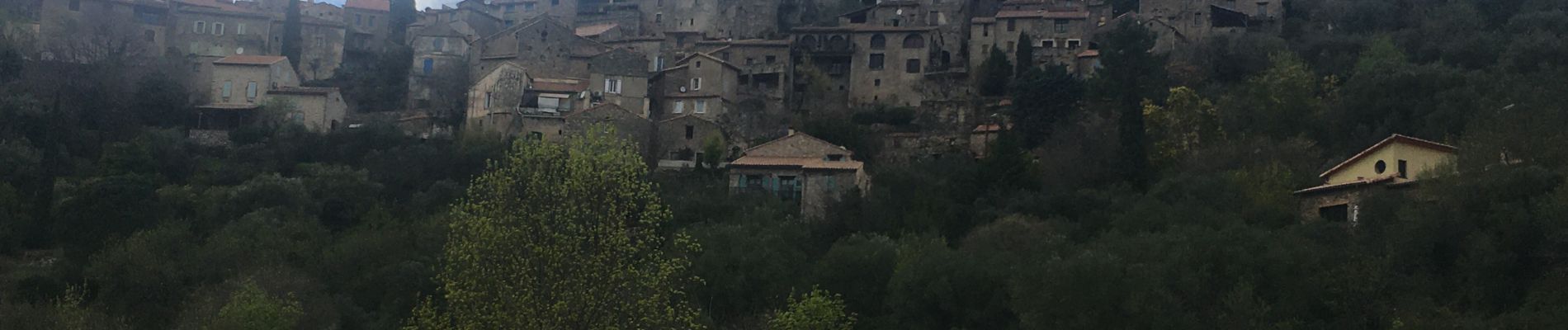 Tocht Auto Béziers - Olargues 19032021 - Photo