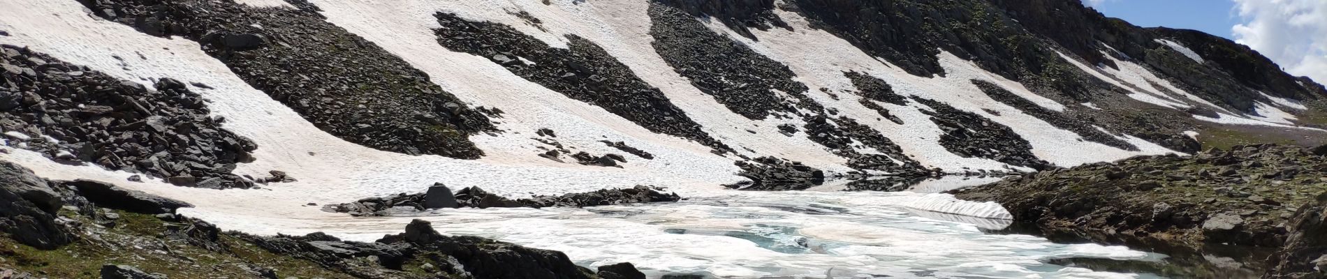 Tour Wandern Pralognan-la-Vanoise - Vanoise 2021 : refuge de la Vanoise au refuge de la Valette par les glacier et le dôme des Sonnailles (-07-18).ori - Photo