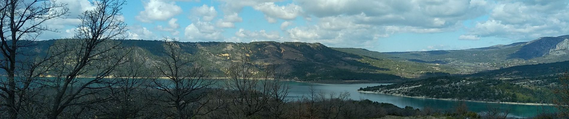 Trail Trail Aiguines - Entre Aiguines et le lac de Ste-croix - Photo