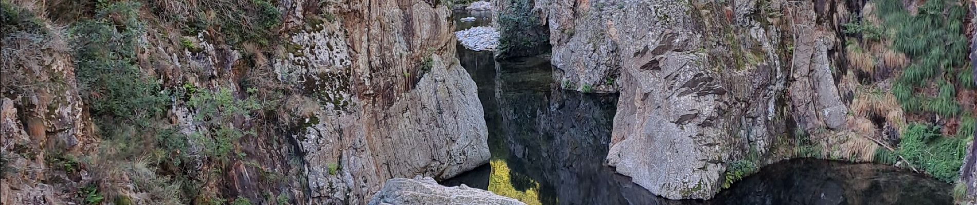 Trail Walking Thueyts - Pont du diable - Échelles du roi et de la reine - Photo