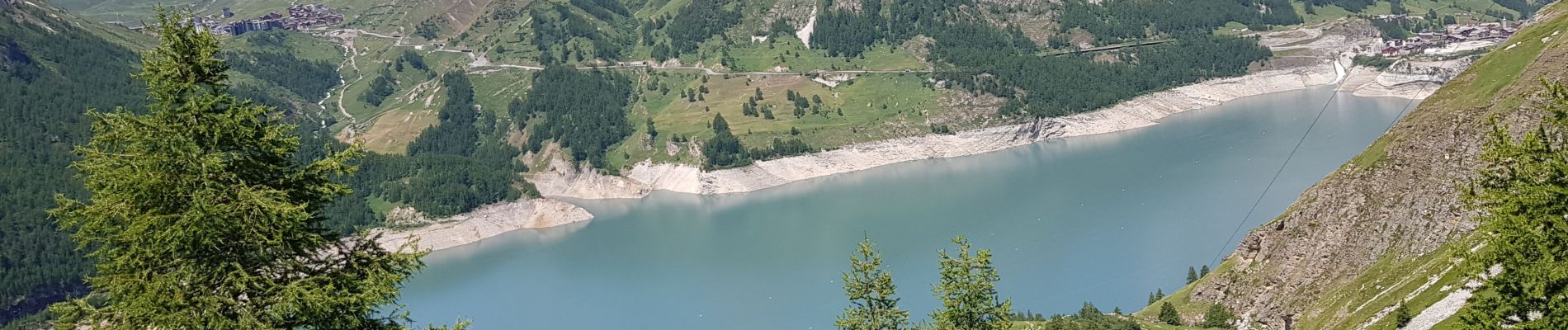 Tour Wandern Tignes - Tignes 1800 lac de la Sassièrre aller-retour - Photo