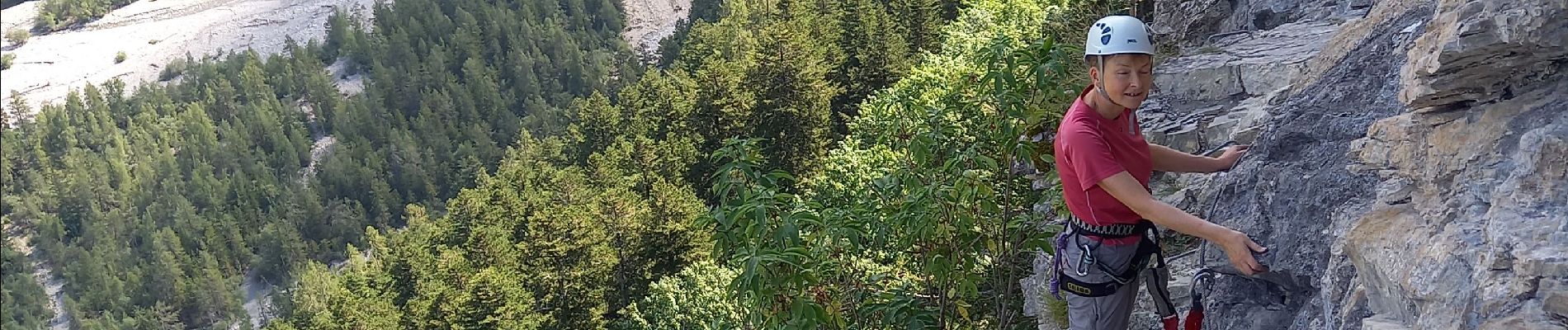 Tocht Via ferrata Orcières - Rocher d'Arthouze 11.8.24  - Photo