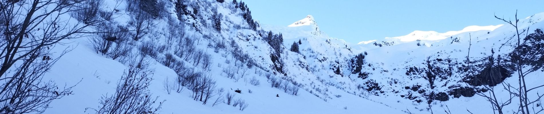Percorso Sci alpinismo La Léchère - Les marmottes noires  - Photo