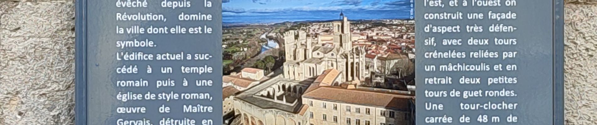 Randonnée Marche Béziers - Écluse de Fonseranes,Cathédrale St Nazaire  - Photo