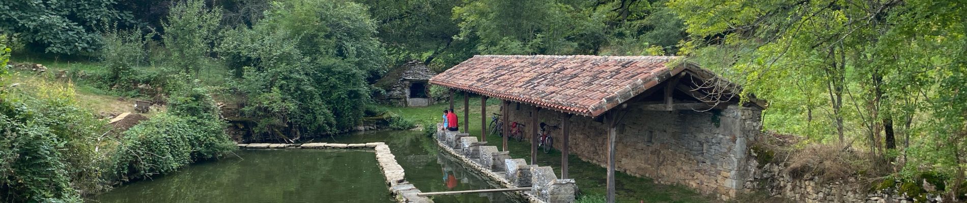 Trail  Montpezat-de-Quercy - La baraque - gare de borredon - Photo