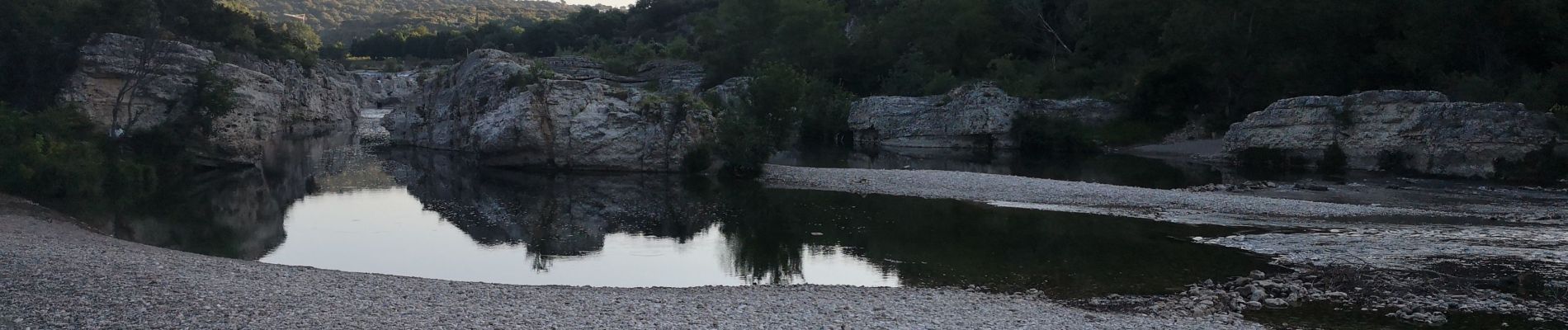 Percorso Corsa a piedi La Roque-sur-Cèze - camping la vallée verte aux cascades de sautadet  - Photo