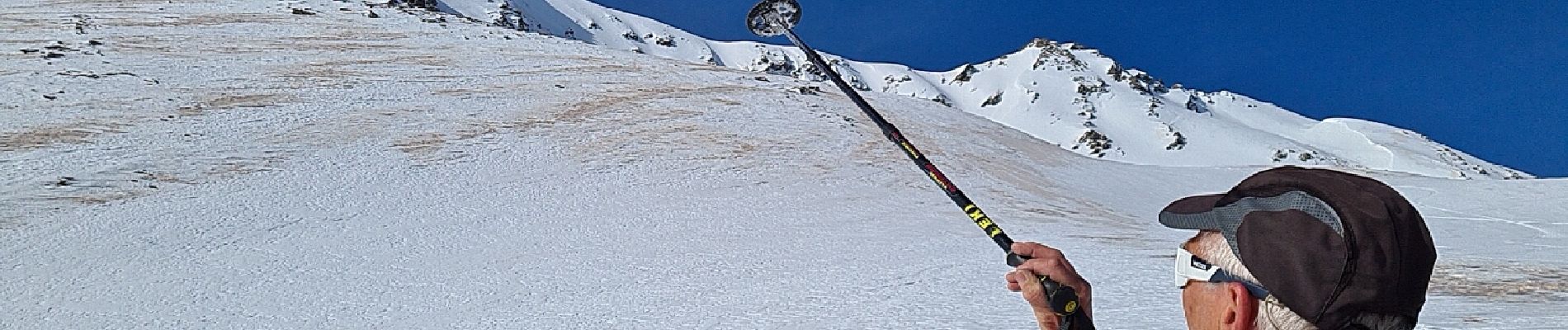 Trail Touring skiing Le Monêtier-les-Bains - côte plaine lautaret - Photo