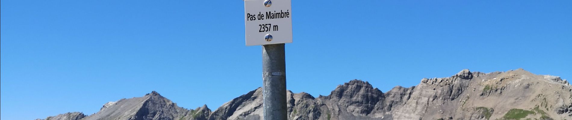 Tocht Noords wandelen Arbaz - 27.07.20 Pas de Maimbré  - Photo