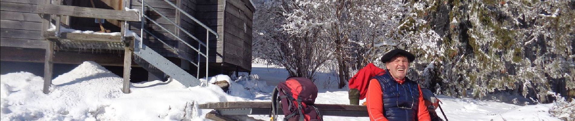 Tocht Sneeuwschoenen Vassieux-en-Vercors - vassieux col - Photo