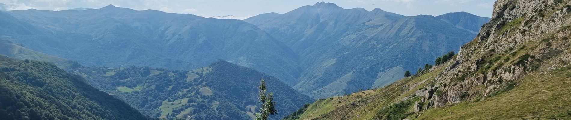 Tocht Stappen Aucun - Col de Couraduque, col de la Serre,col de Bazes  28 07 2022 - Photo