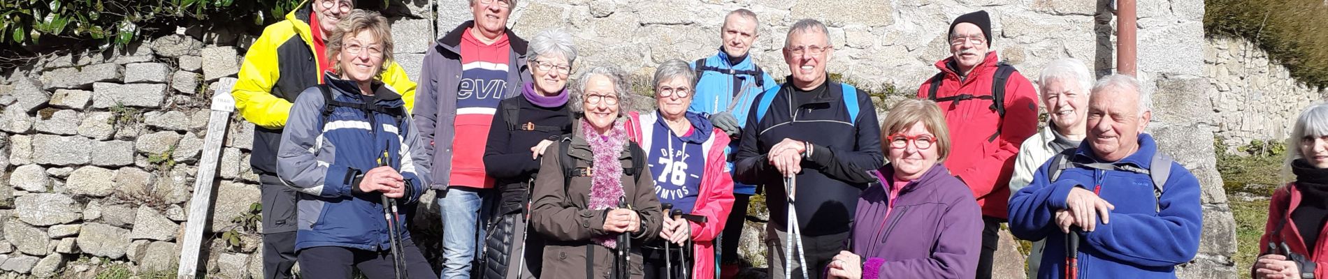 Trail Nordic walking Sainte-Feyre - marche parc aux loups - Photo