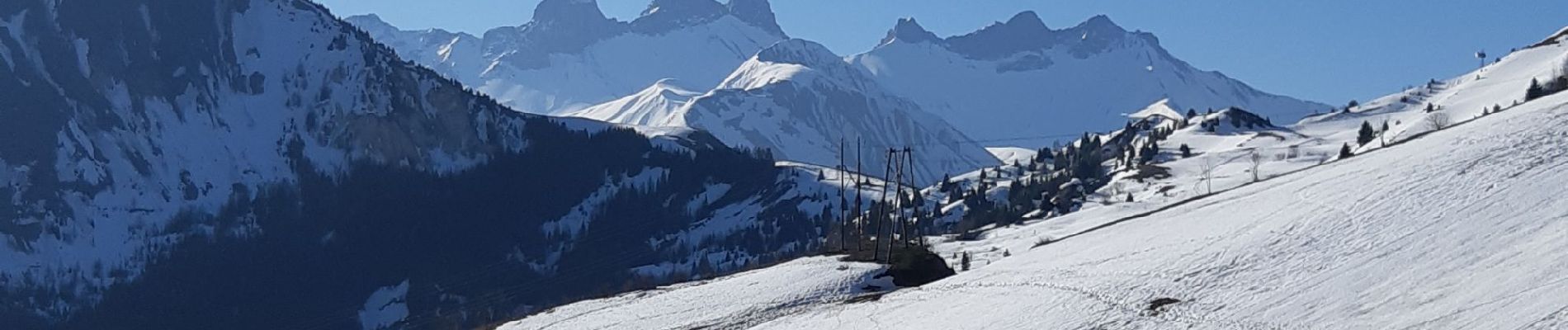 Tour Nordic Walking Villarembert - pointe du Corbier - Photo