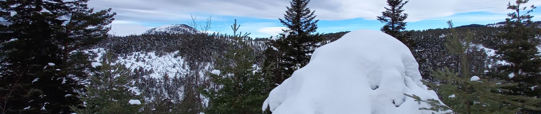 Randonnée Ski de fond Thorame-Haute - ski de fond colle baudet - Photo