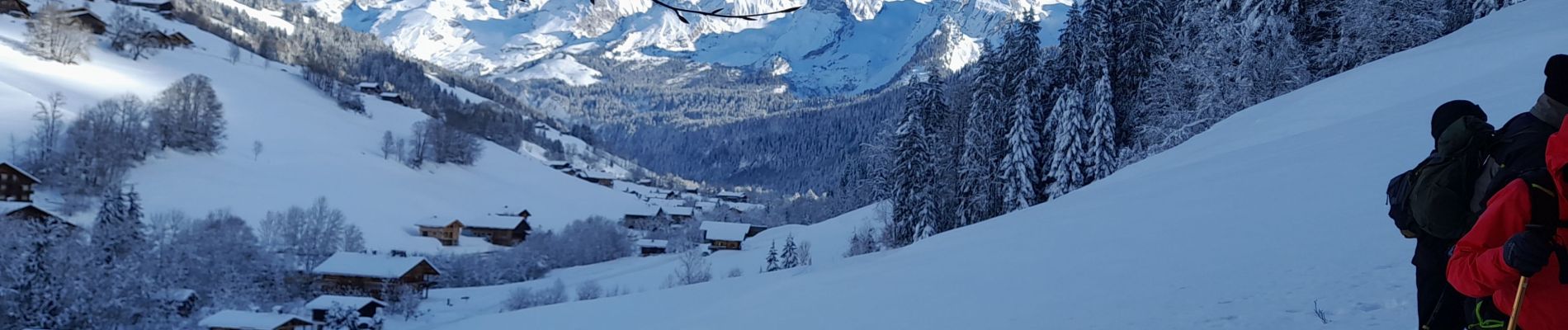 Randonnée Raquettes à neige Le Grand-Bornand - Grand Bornand- G2 - Photo