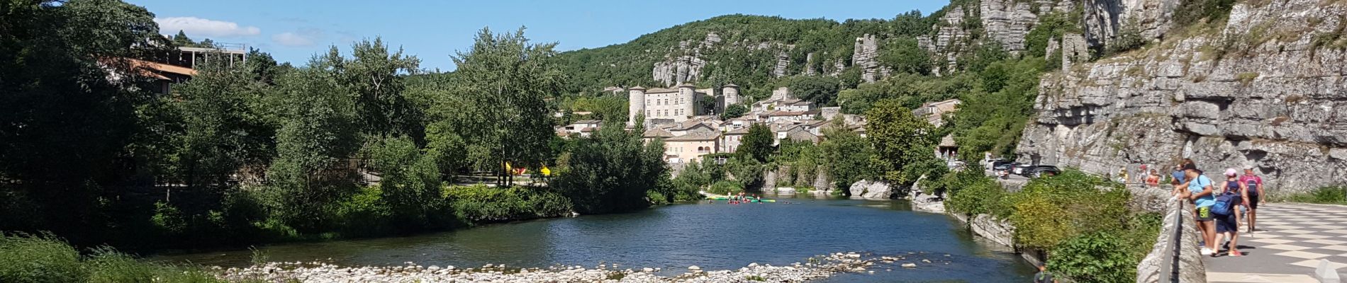 Tour Wandern Saint-Maurice-d'Ardèche - 2021-08-16_Voguë - Photo