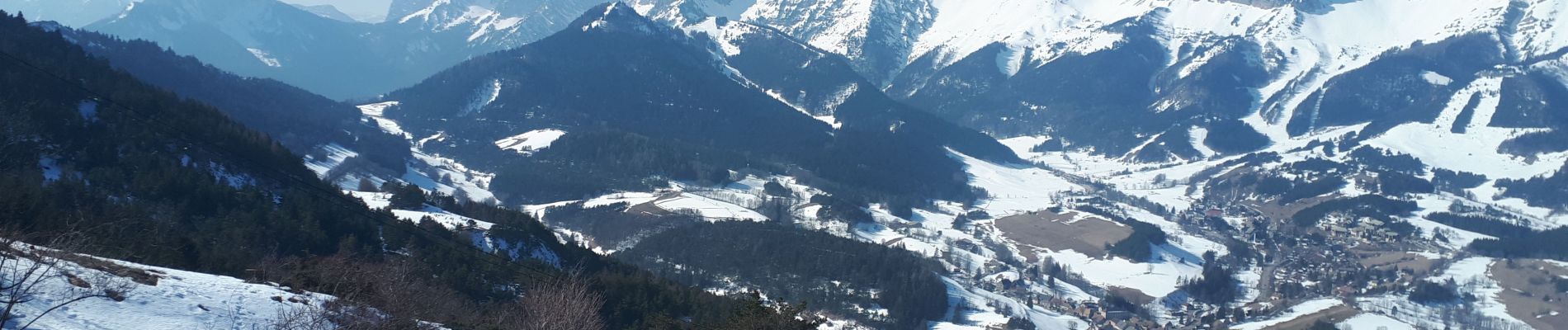 Randonnée Raquettes à neige Gresse-en-Vercors - Pas du Serpaton en circuit - Photo