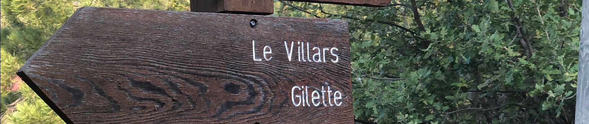 Trail Walking Gilette - Tour du Mont lion (boucle inverse) - Photo