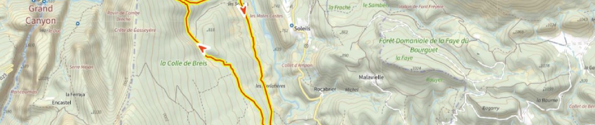 Tour Wandern Trigance - Belvedére Vautours D+290m, boucle depuis Trigance - Photo