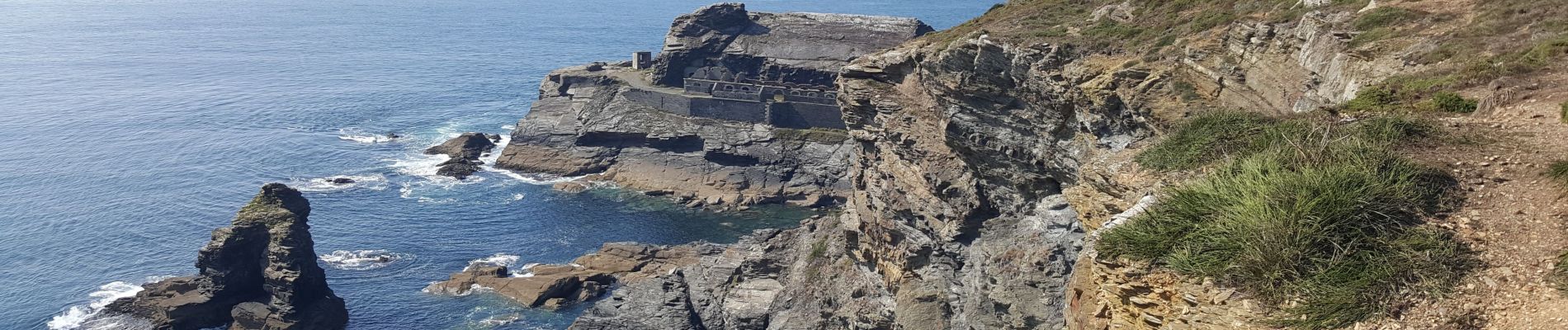 Tocht Stappen Roscanvel - Fort des capucins - Photo