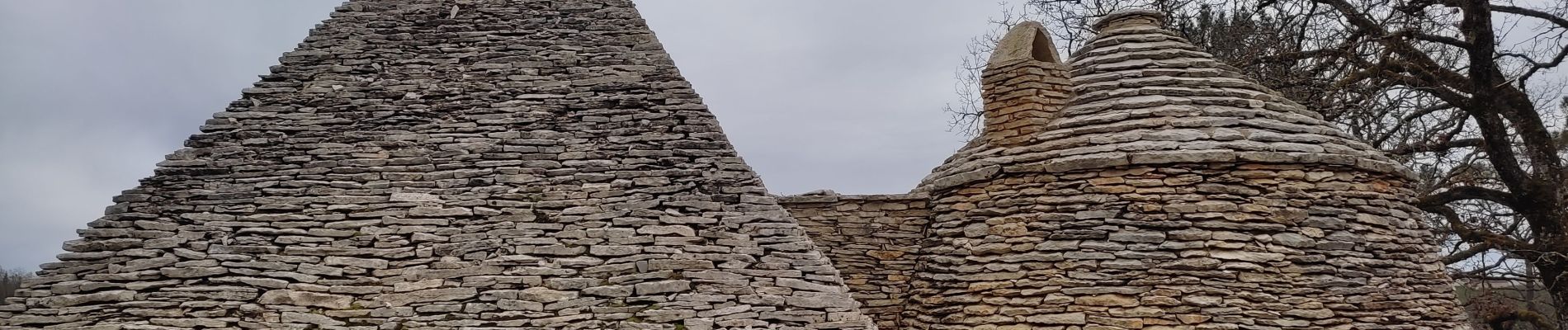 Trail Walking Gabillou - boucle des murs en pierres sèches  - Photo