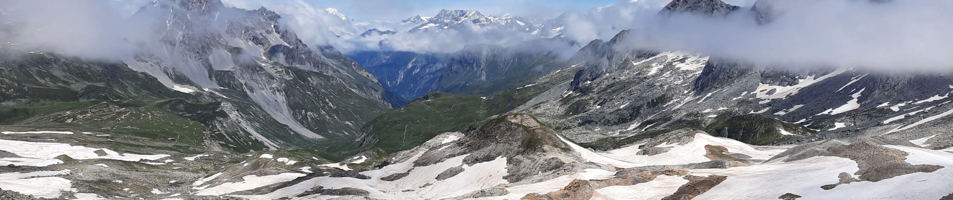 Tocht Stappen Saint-André - lac de la Partie et col de Chavière - Photo