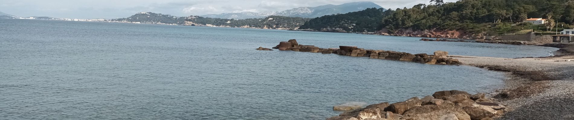 Tocht Stappen Le Pradet - Les 3 forts-la Garonne-21-04-23 - Photo