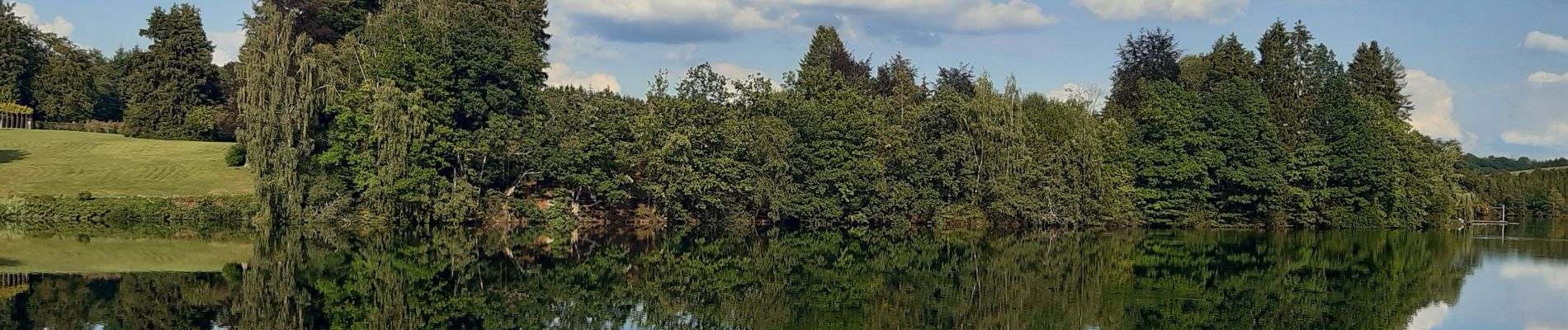 Tour Wandern Weismes - robertville . barrage . nez de napoléon.  reinhardstein . barrage . pont . robertville - Photo