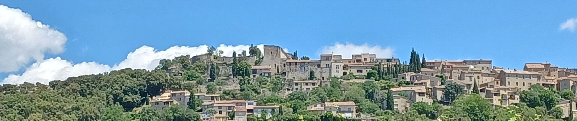 Tocht Stappen Lurs - LURS . Au dela du Lauzon , S Pierre o l m - Photo