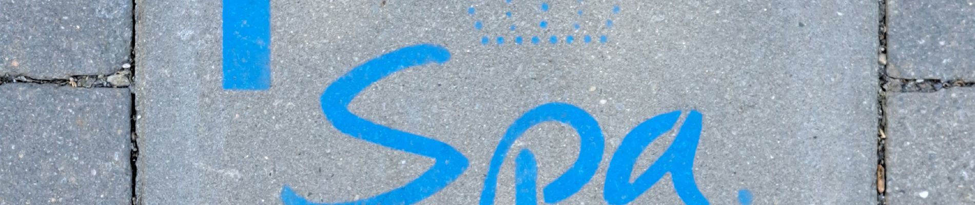 Tocht Te voet Spa - La Ligne Bleue (blauwe stoeptegels op de grond) - Photo