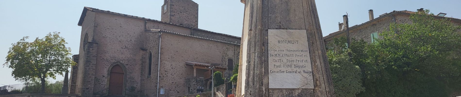 Randonnée Marche Octon - Octon - Chapelle ND de Roubignac et ruine château de Lauzières - Photo