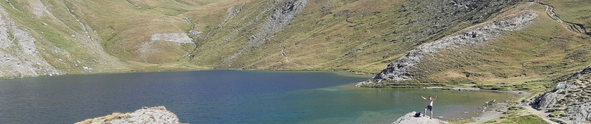 Tocht Stappen Aiguilles - lacs malrif à partir du lombard - Photo