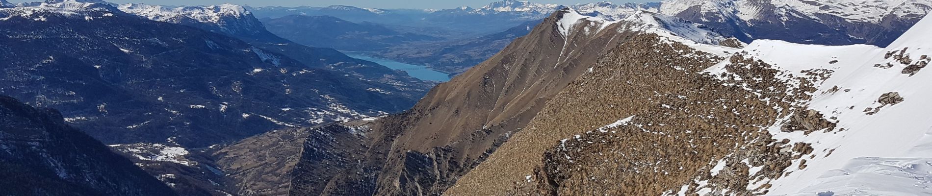 Trail Touring skiing Crévoux - Arrêtes de Ratelles - Photo