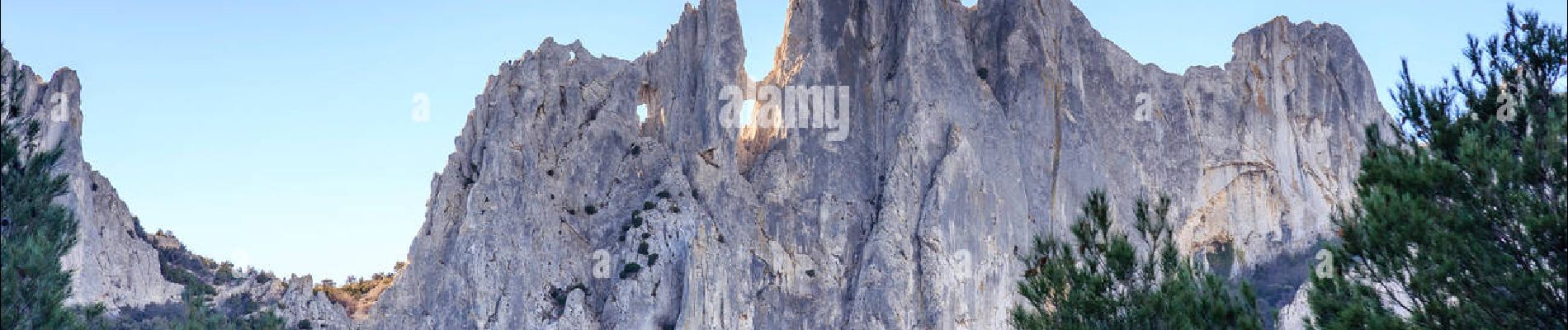 Randonnée Marche Gigondas - Gigondas Les Dentelles Sarrazines les 3yeux 16km - Photo