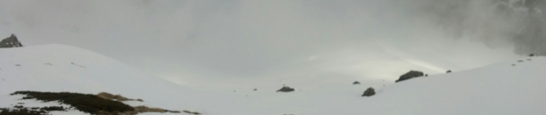 Percorso Sci alpinismo Névache - tour lac des beraudes crêtes moutouze - Photo