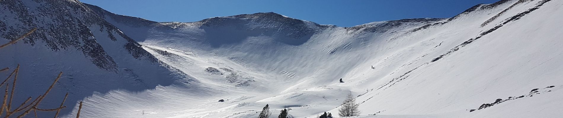 Tour Skiwanderen Méolans-Revel - (Presque) Col La Pierre  - Photo