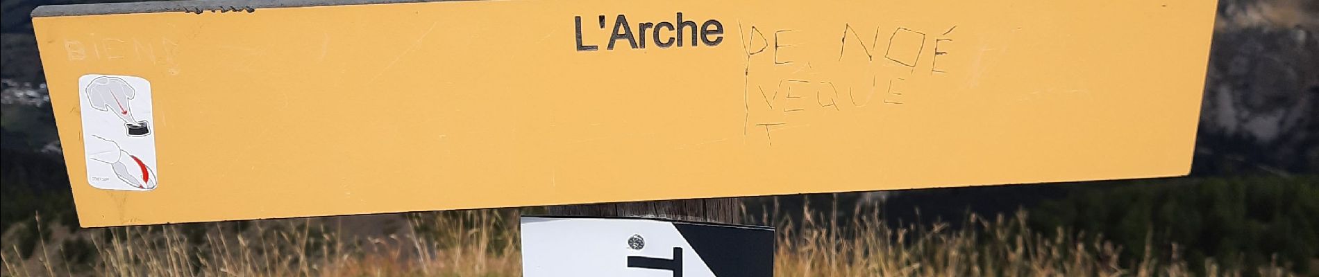 Tocht Stappen Ancelle - pic de L Arche - Photo