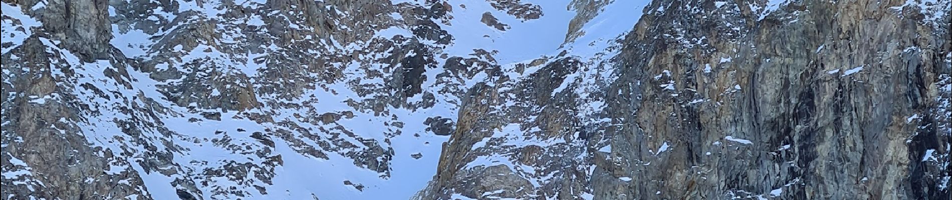 Tocht Ski randonnée Villar-d'Arêne - sous la brèche de la plate des agneaux  - Photo