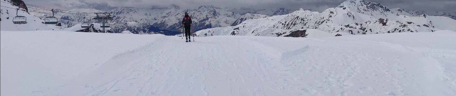 Tour Skiwanderen La Plagne-Tarentaise - Plagne Bellecote a Roche de Mio - Photo