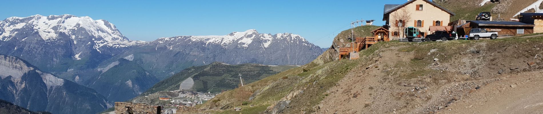 Tocht Stappen Huez - Le Cairn - Photo