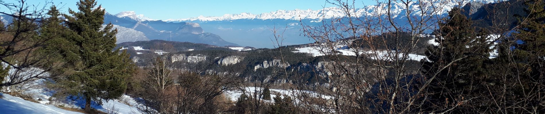 Tour Schneeschuhwandern Engins - Charande en circuit au départ des Aigaux - Photo